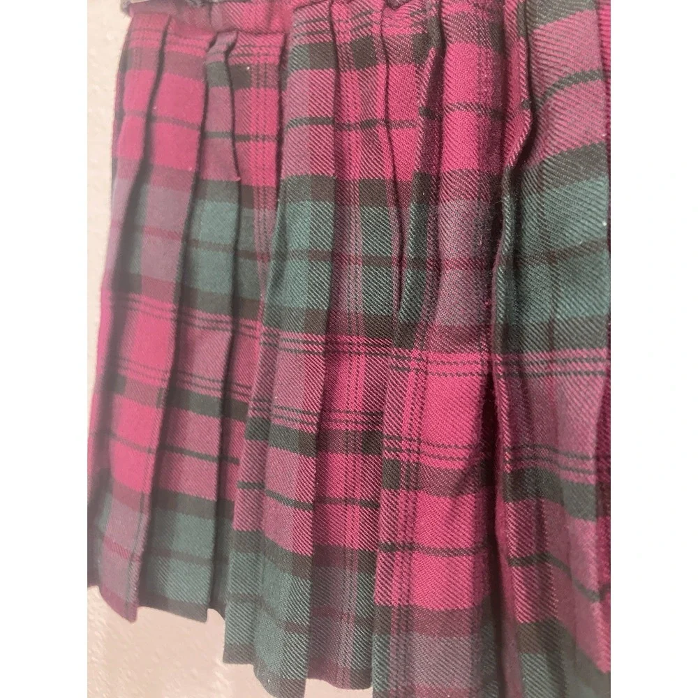 Glen Appin Scotland Tartan Kilt Youth Size Age 4 Years Red Green Kids Childrens
